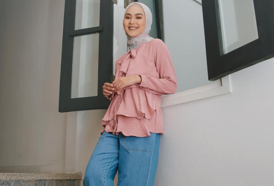 OOTD Hijab Casual Celana Jeans